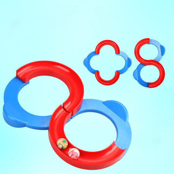 8-formad oändlig loop spårleksak