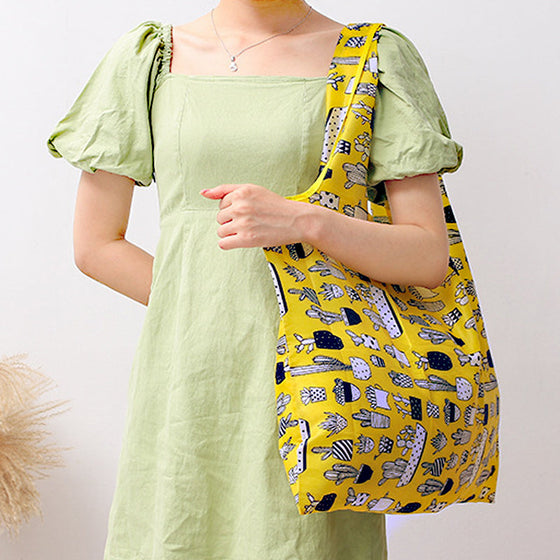 Hopfällbara, Bärbara Shoppingväska i Oxfordtyg