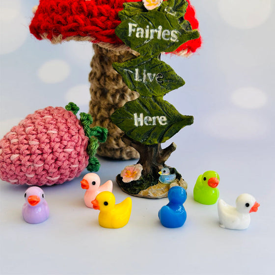 Miniatyrankor i resin