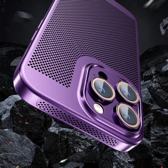 Elektropläterad värmeavledande mobilskal