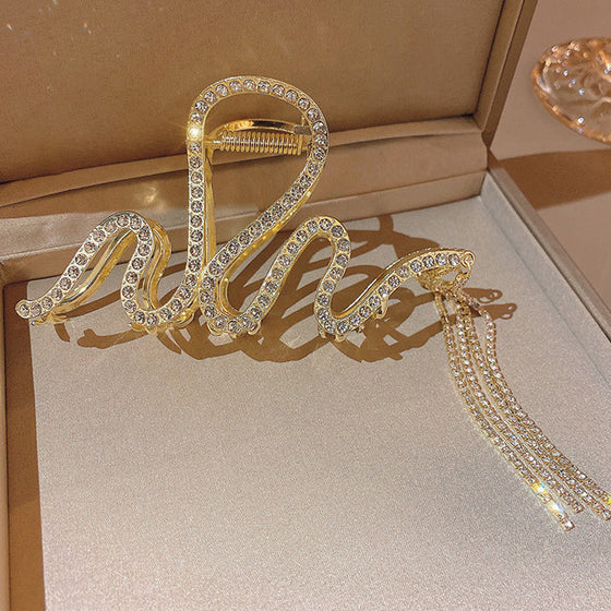 Hårklämmor i strass