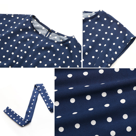 Underbar sommarklänning med prickar