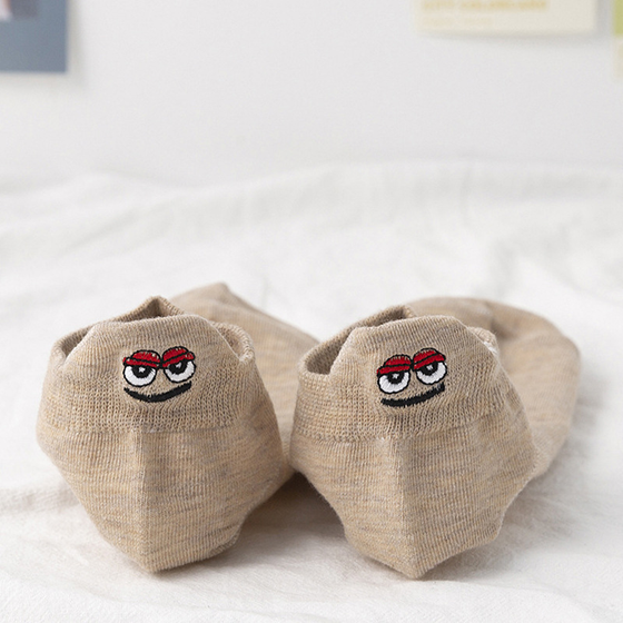 Sesame Street broderade besättningssockor (10 par)