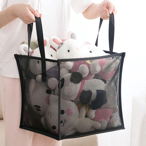 Bärbar hopfällbar tvättkorg