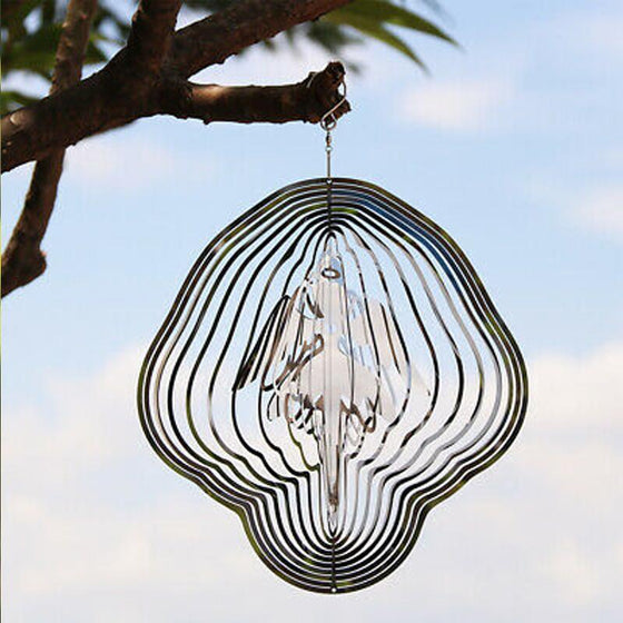 Spegel metall roterande hängdekoration