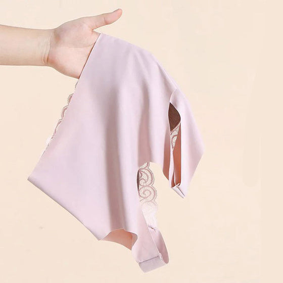 Trådlös push up-bh i spets