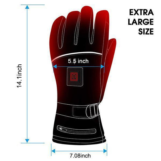 Ny Uppgradering Elektriska Uppvärmda Handskar (Bästa presenten i vinter)
