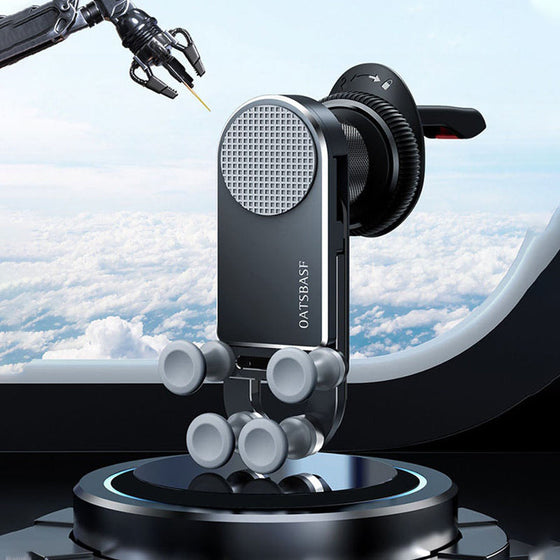 Hopfällbar biltelefonhållare