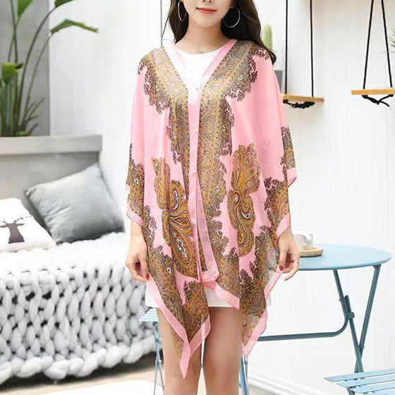 Sommarsolskyddssjal för kvinnor