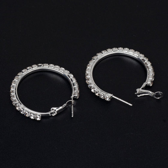 Evighet tunnband örhängen（ett par）