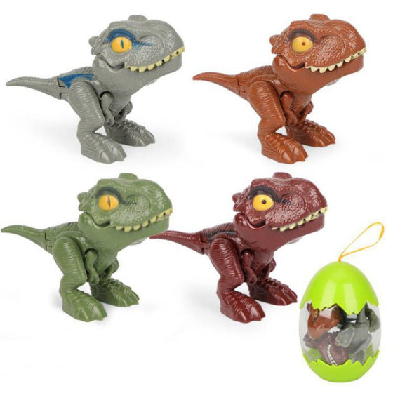 Fingerbitande dinosaurier actionfigurer