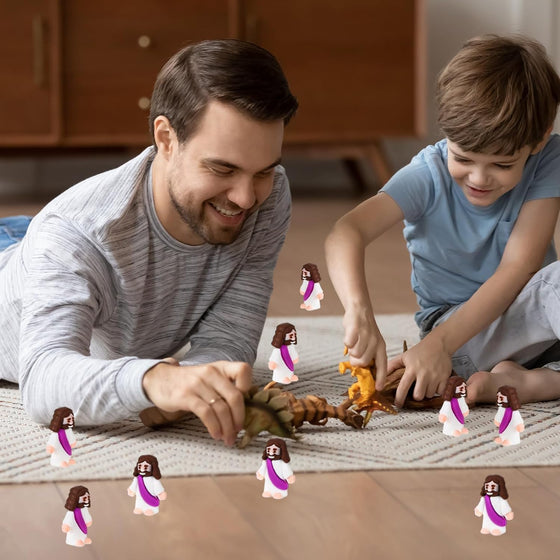 Mini Jesus-figur påskdekorationer