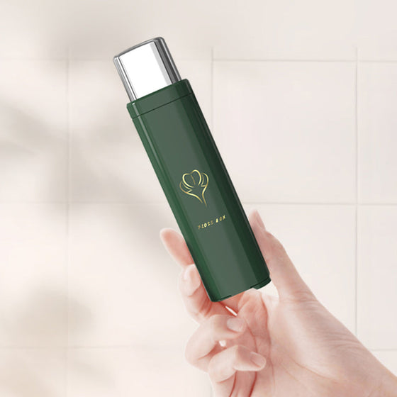 Bärbar tandtrådsdispenser