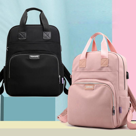 Stor ryggsäck med laddningsport