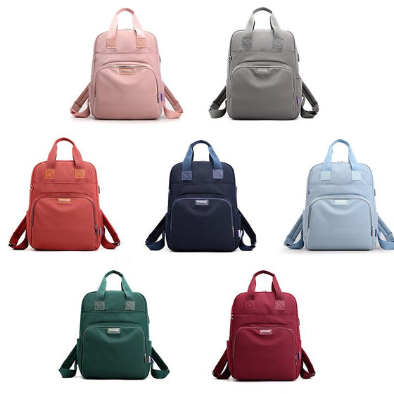 Stor ryggsäck med laddningsport