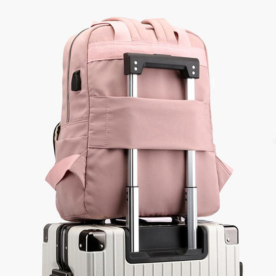 Stor ryggsäck med laddningsport