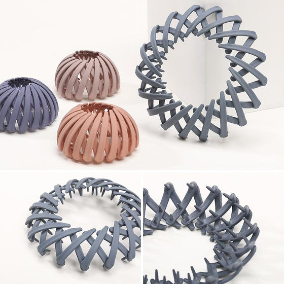 Lata fågelbo platta hårnål（🔥Köp 2, -15 %; Köp 3, -20 %🔥）