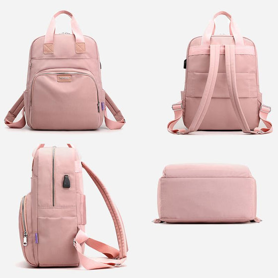 Stor ryggsäck med laddningsport