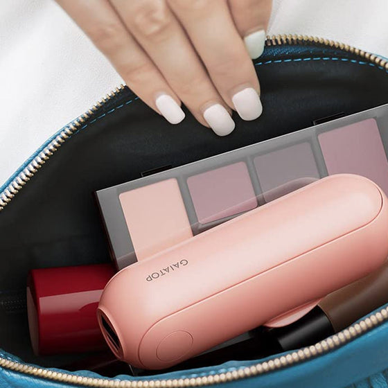 2-i-1 bärbar handhållen fläkt