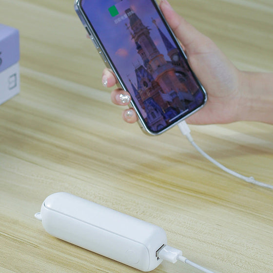 2-i-1 bärbar handhållen fläkt