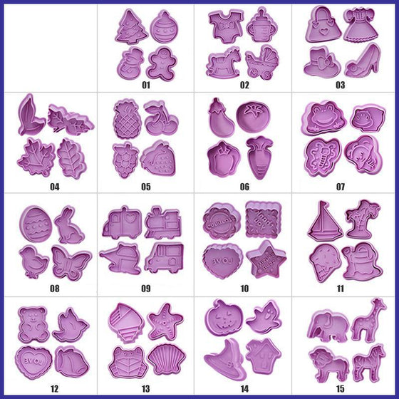 Temat Kexstämpel Set (4 Stk)