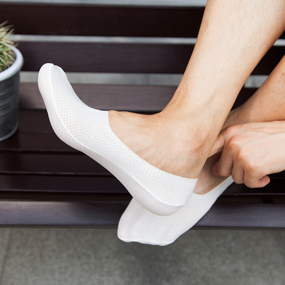 Andningsbar issilkesstrumpor