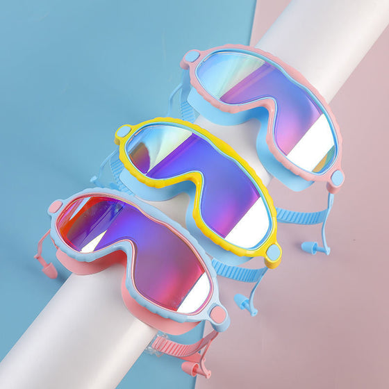 Barns vattentäta och imfria simglasögon