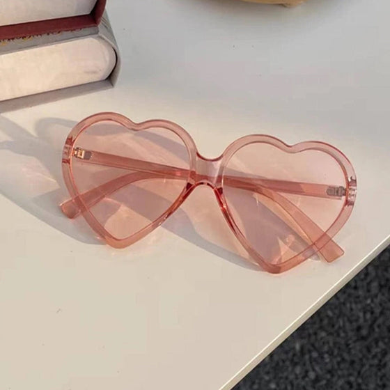 Hjärta ram solglasögon