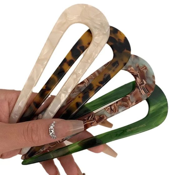 U-formade hårnålar för kvinnor