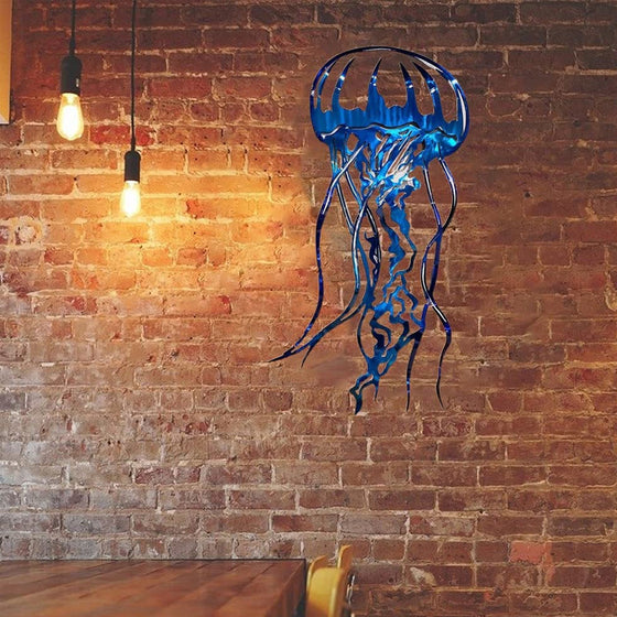 Metallprydnader på marina djur - present till naturälskare