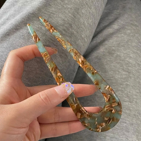 U-formade hårnålar för kvinnor