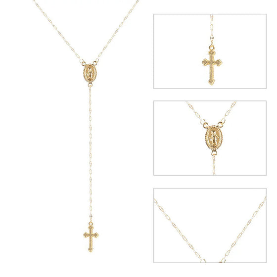 Kors hängsmycke halsband