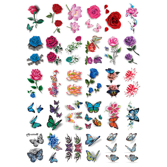 3D Stereotatueringsklistermärke