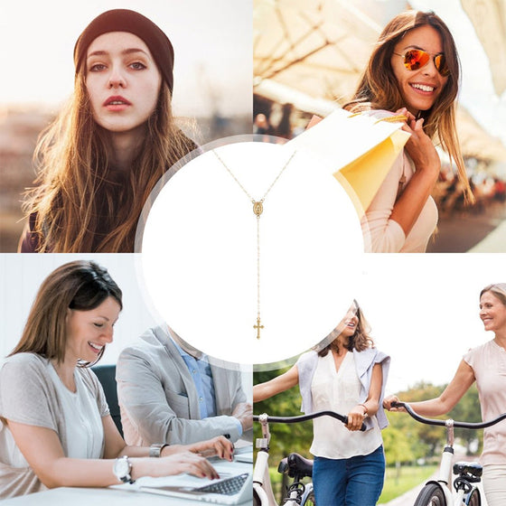 Kors hängsmycke halsband