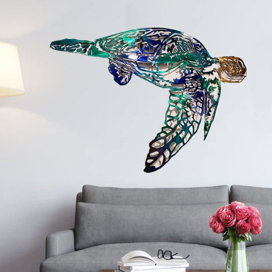 Metallprydnader på marina djur - present till naturälskare