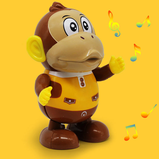 Ljus- och musikalisk dansande leksak