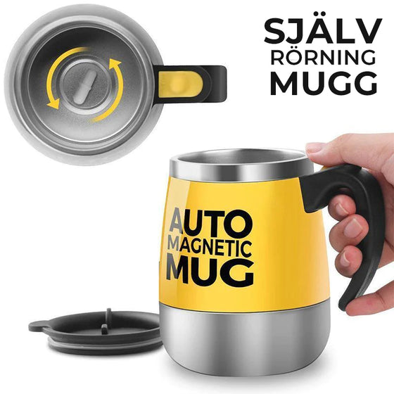 Magnetiserad blandningskopp i rostfritt stål