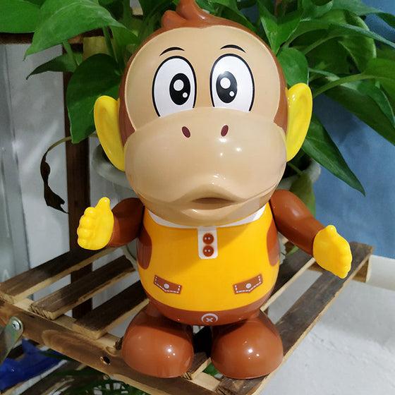 Ljus- och musikalisk dansande leksak