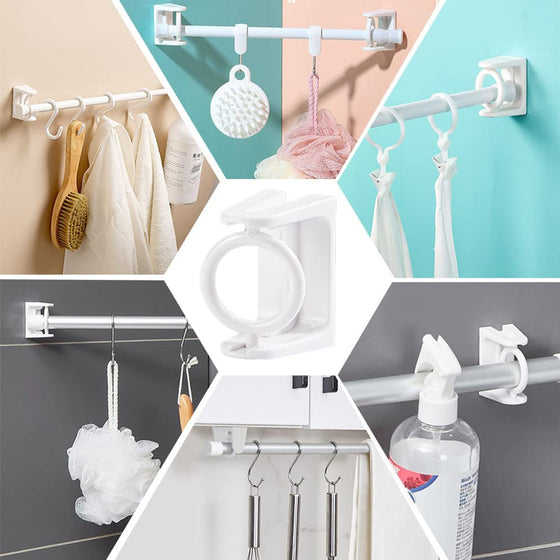 Spikfria justerbara stavfästehållare (2 st)