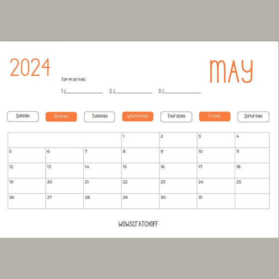 Rolig kattbollskalender 2024