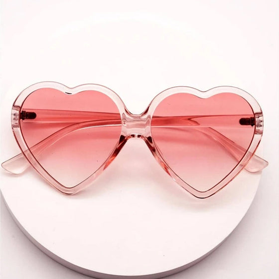 Hjärta ram solglasögon