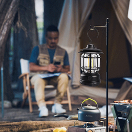 Bärbar Retro Camping-lampa