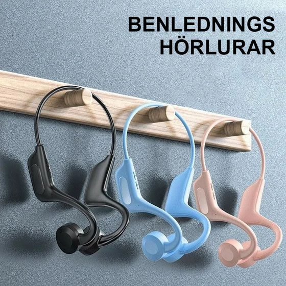 Benlednings Hörlurar - Trådlöst Bluetooth Headset