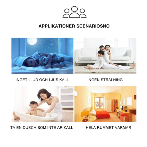 Bärbar Värmare för Hem och Kontor