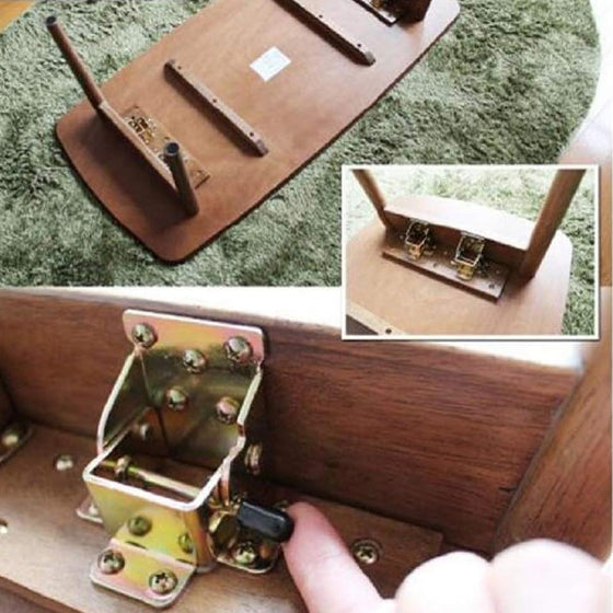 Fällbart låsgångjärn