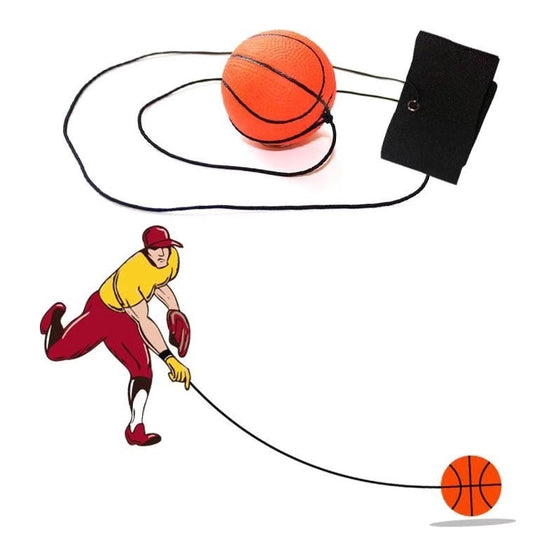 Handledsband med studsande boll