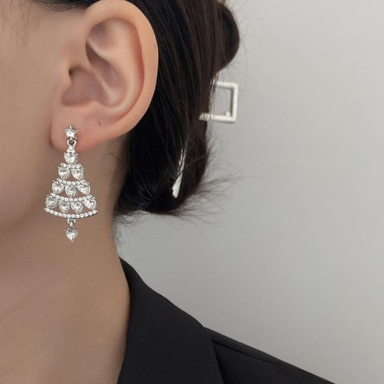 Glittrande julgranörhängen