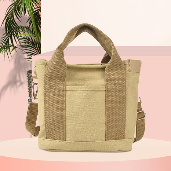 Handväska med flera fickor