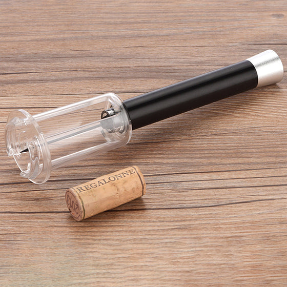 Manuell flasköppnare med lufttryck