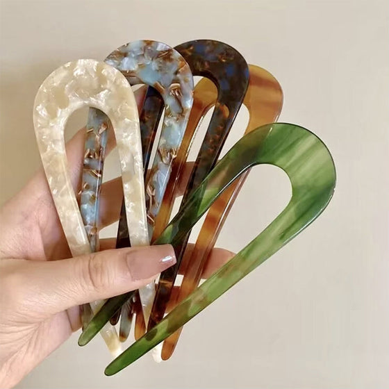 U-formade hårnålar för kvinnor